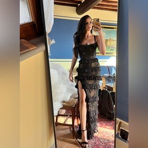 V. Chapman Cassia Dress in Black